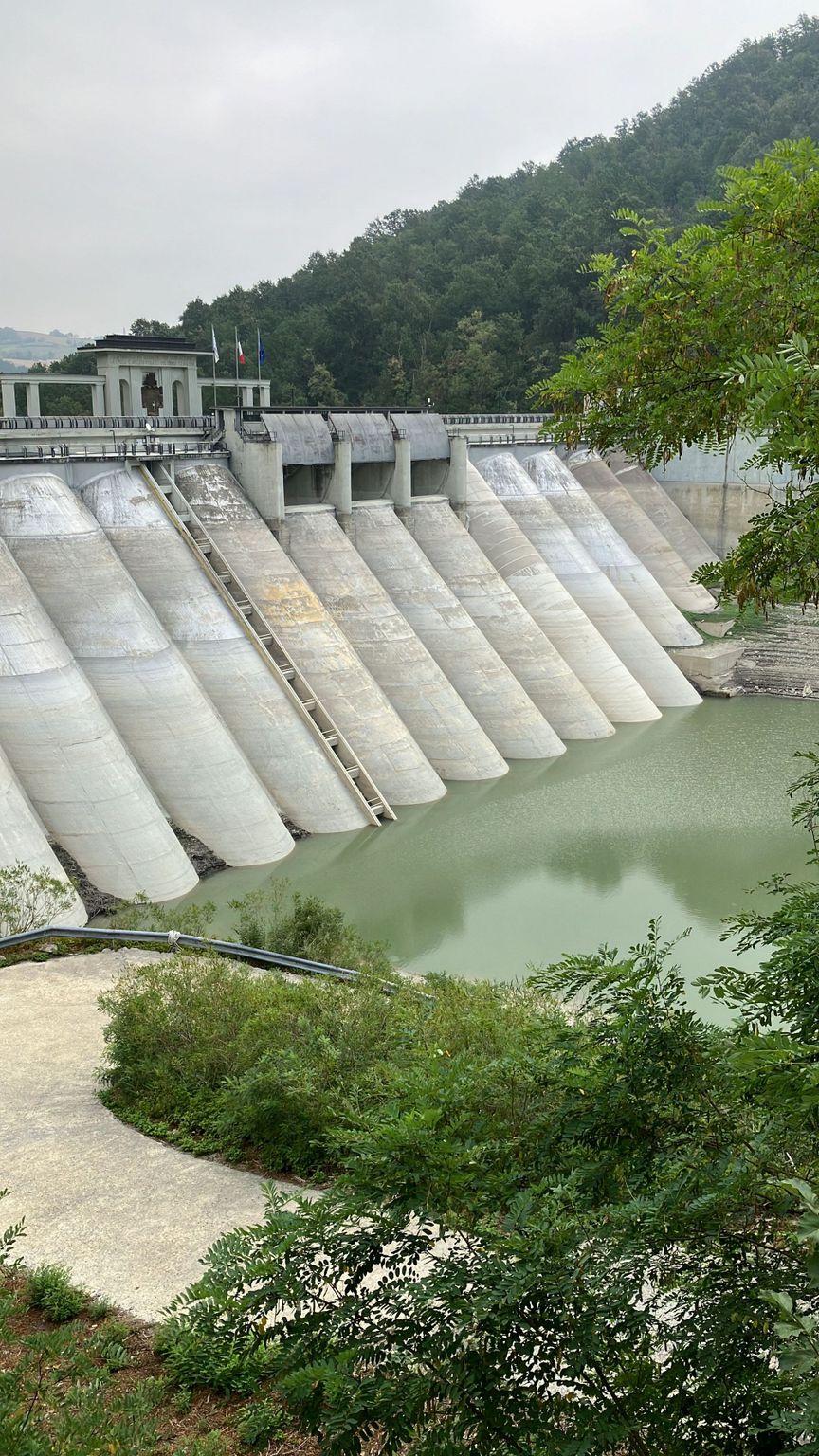 Hero Molato Dam, tour of Lake Trebecco, and climb into the canyon