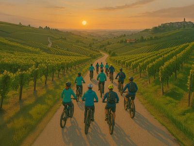 Ciclovino nel Monferrato astigiano