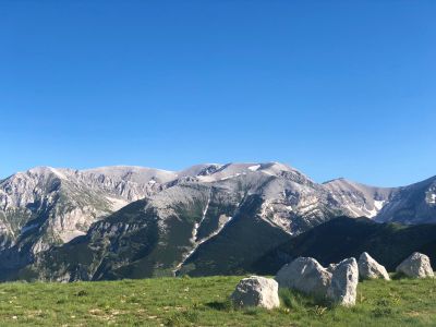 Passo Lanciano e la neviera, in ebike sull'appennino abruzzese