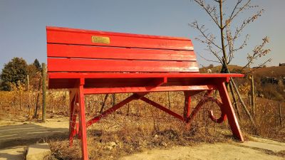 Il percorso delle panchine giganti