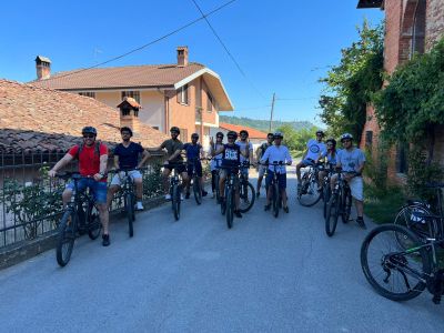 Addio al celibato in ebike