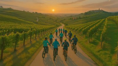 Ciclovino nel Monferrato astigiano