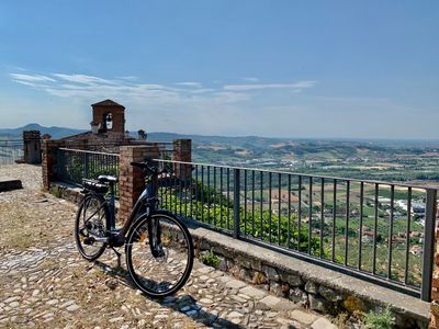 Verucchio - Tra i colli Riminesi e la ciclabile del fiume Marecchia